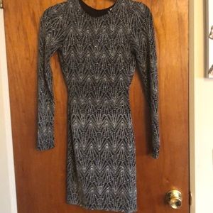 Sequin Pattern Party Dress
